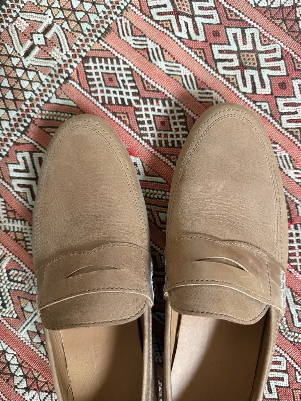 Adelante Men's Penny Loafers in Tan-8